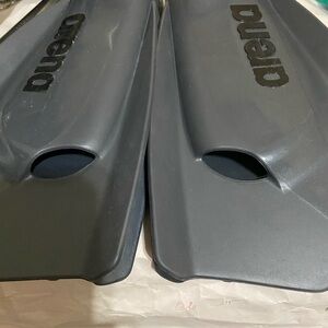 Arena Gray Swim Fins size 7.5-9